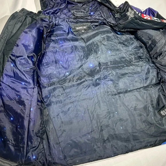 Members Only Astronaut Bomber Jacket Men’s Size L Will Fit XL - Picture 5 of 8